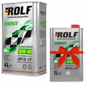 Купи моторное масло ROLF 4 литра и получи 1 литр в подарок!