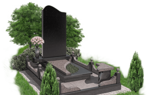 Памятники на кладбище из Карельского гранита и мрамора в Череповце
