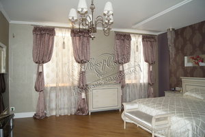 Индивидуальный пошив штор в спальню в Вологде