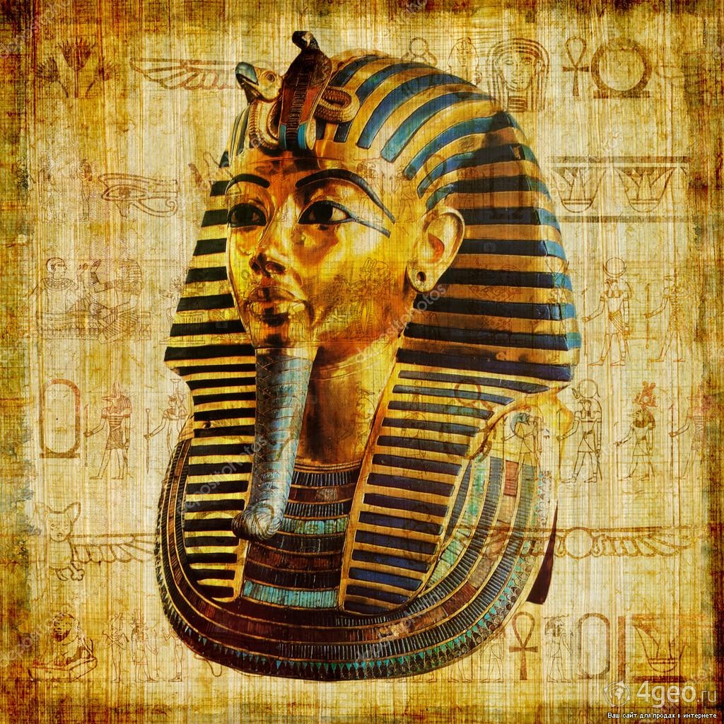 Картины Египта на папирусе фараона